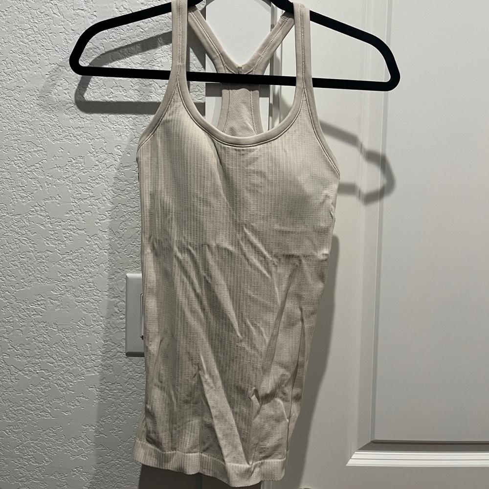 Lululemon Cream Tank Top